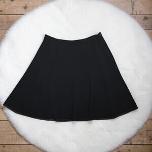 Vintage Y2K CYNTHIA STEFFE Black Flowy A-Line Skirt M